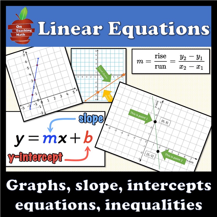 Linear Equations - On Teaching Math