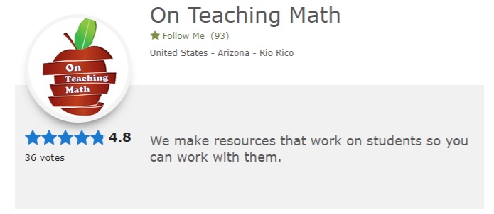 On Teaching Math